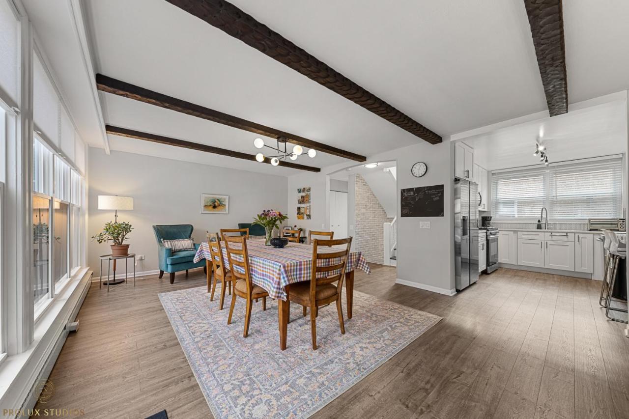 芝加哥Northside Famlynest Lincoln Sq 4Br 2Ba 2P Rare Find别墅 外观 照片